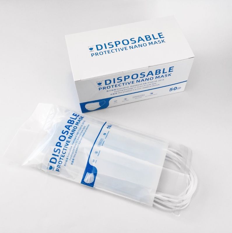 Facile au logo adapté aux besoins du client par couche résistante plus haut liquide médicale jetable de masque de souffle fournisseur